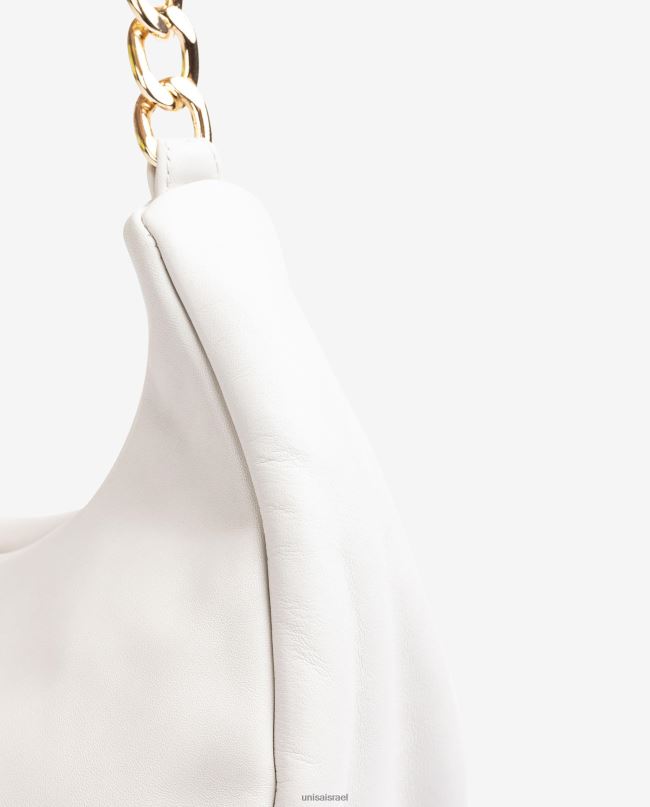 Unisa תיק כתף בגודל בינוני לבן נשים V2BP21168