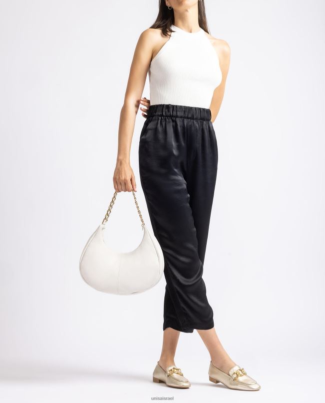 Unisa תיק כתף בגודל בינוני לבן נשים V2BP21168