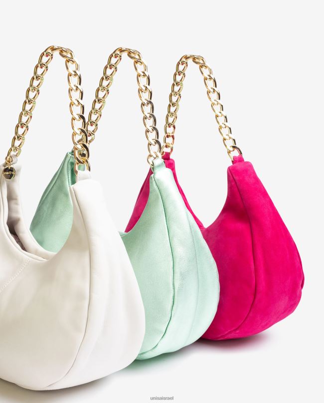 Unisa תיק כתף בגודל בינוני לבן נשים V2BP21168