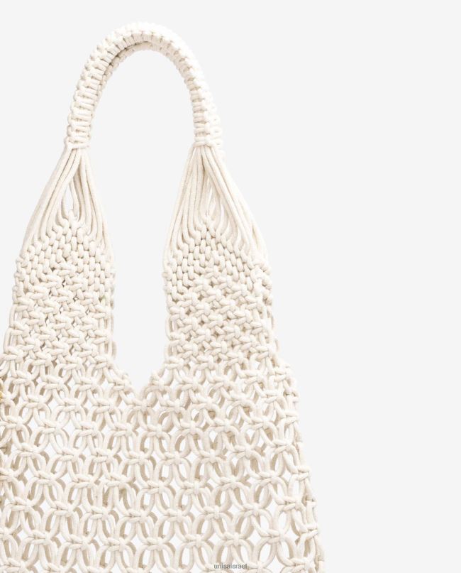 Unisa תיק כותנה קלוע ביד אופנה נשים V2BP21169