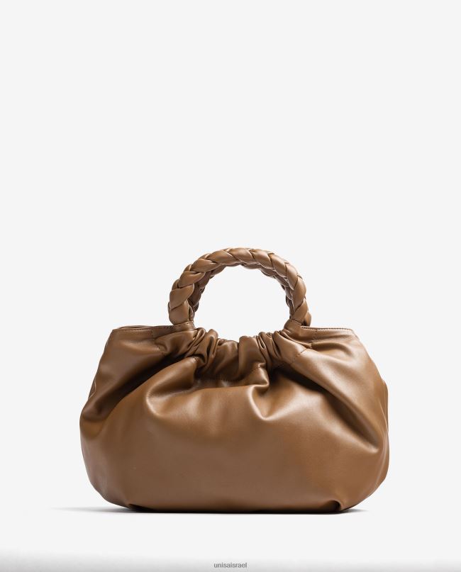 Unisa תיק ידית עגולה חום נשים V2BP21174