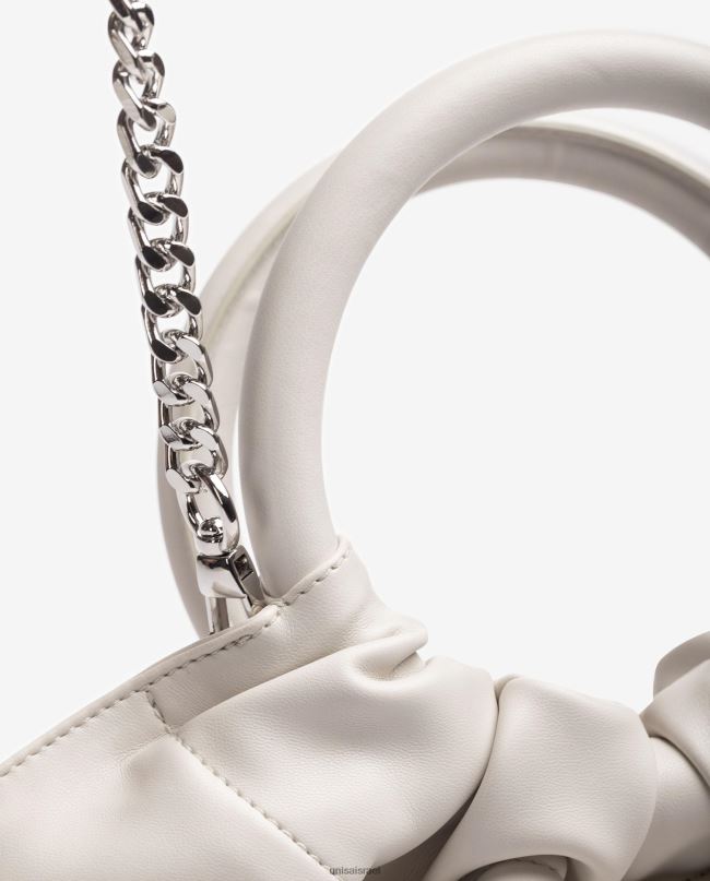 Unisa תיק ידית עגולה לבן נשים V2BP21180