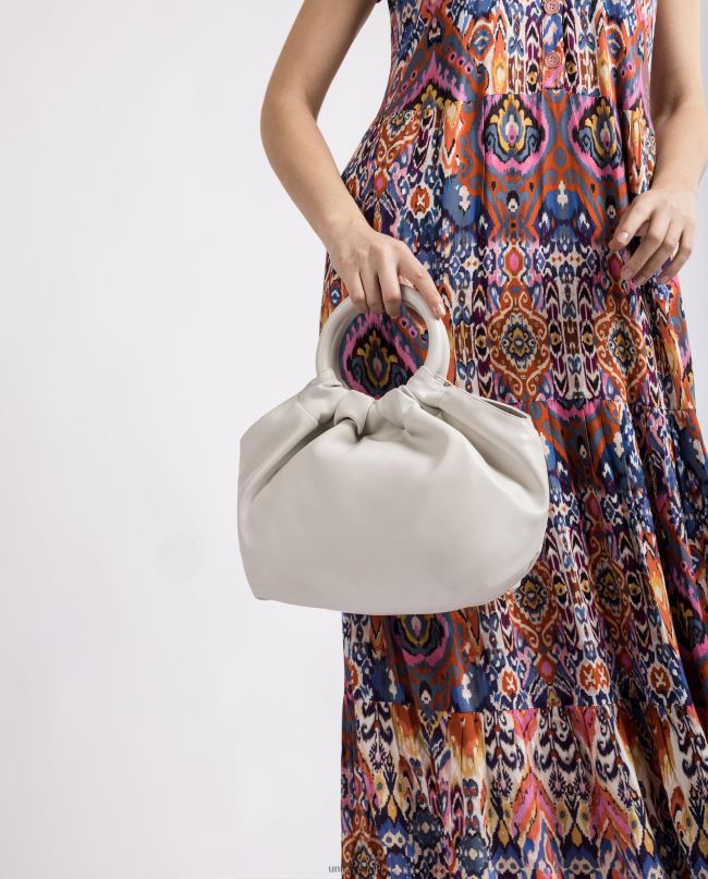 Unisa תיק ידית עגולה לבן נשים V2BP21180