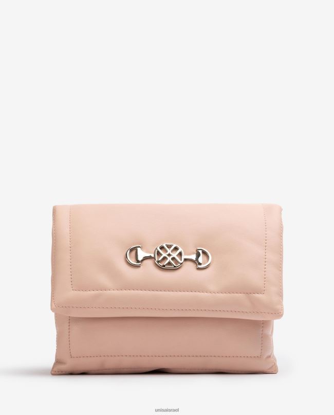 Unisa שקית אפקט קווילט עם מונוגרמה וָרוֹד נשים V2BP21181