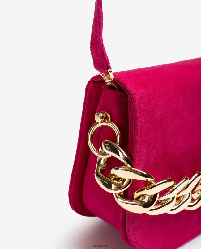 Unisa תיק יד עם שרשרת מוזהבת וָרוֹד נשים V2BP21185