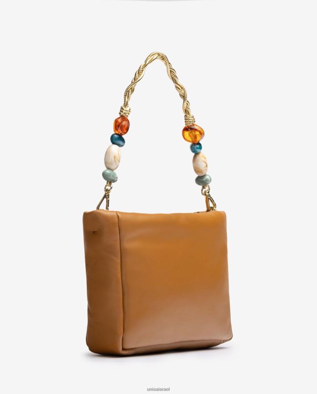 Unisa תיק יד עם עיטור חום נשים V2BP21193