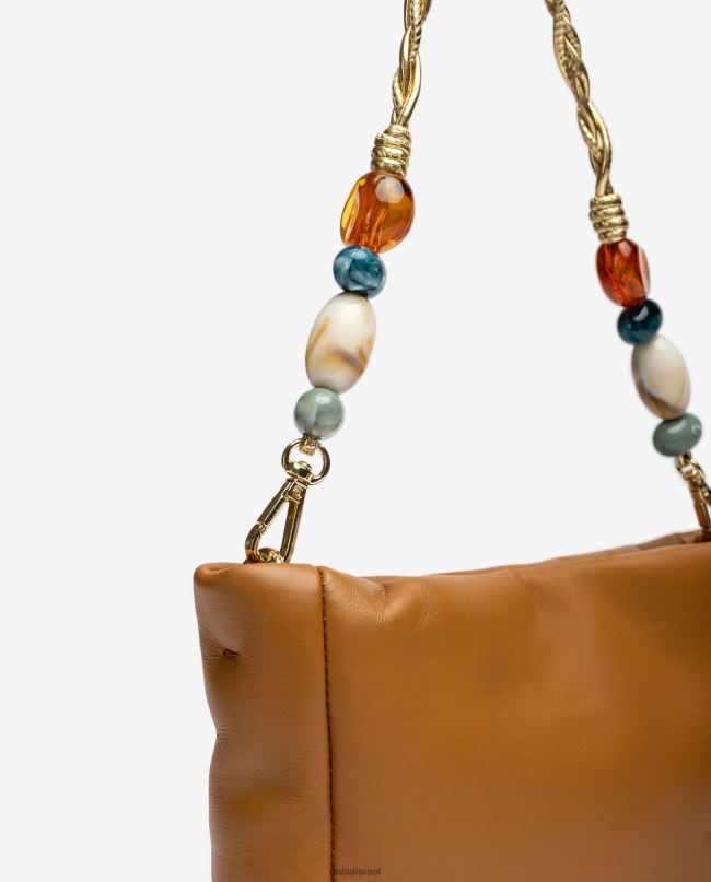 Unisa תיק יד עם עיטור חום נשים V2BP21193