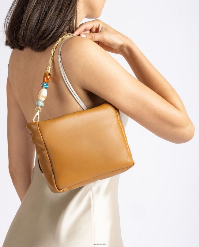 Unisa תיק יד עם עיטור חום נשים V2BP21193