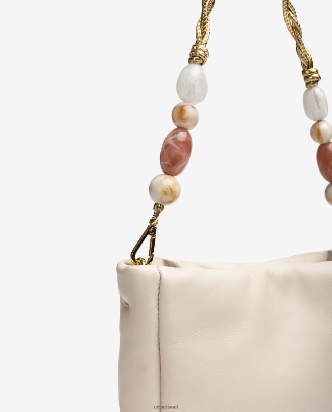 Unisa תיק יד עם עיטור לבן נשים V2BP21194