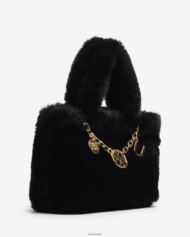 Unisa תיק מיני עם קישוט שָׁחוֹר נשים V2BP21196