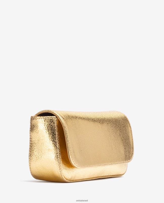 Unisa תיק צד מטאלי מבריק מְעוּדָן נשים V2BP21198