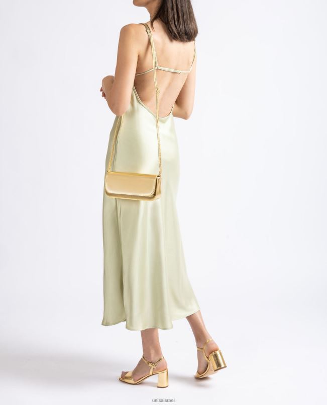 Unisa תיק צד מטאלי מבריק מְעוּדָן נשים V2BP21198