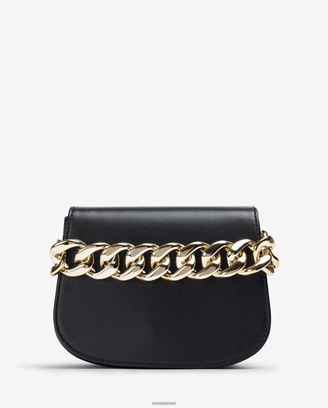Unisa תיק יד עם שרשרת מוזהבת שָׁחוֹר נשים V2BP21199
