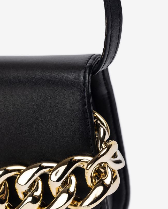 Unisa תיק יד עם שרשרת מוזהבת שָׁחוֹר נשים V2BP21199