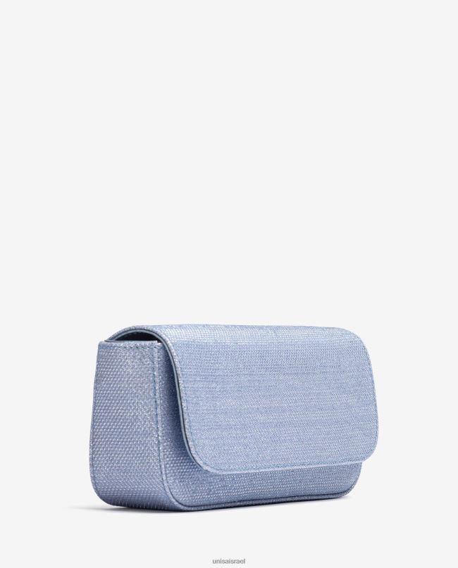 Unisa תיק צד מבריק מבד כְּחוֹל נשים V2BP21206