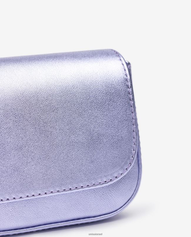 Unisa תיק צד עור באפקט מתכתי לילה נשים V2BP21208