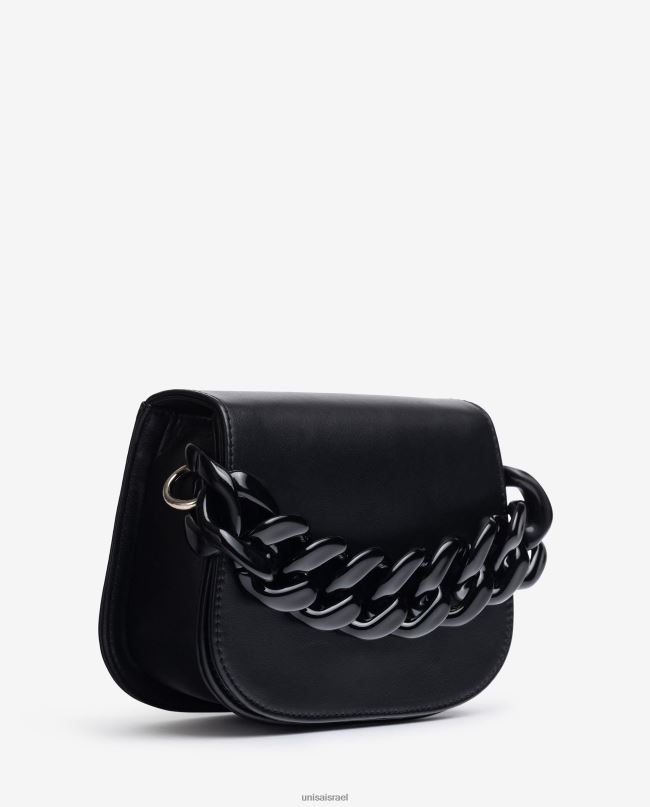 Unisa תיק יד עם שרשרת שָׁחוֹר נשים V2BP21219