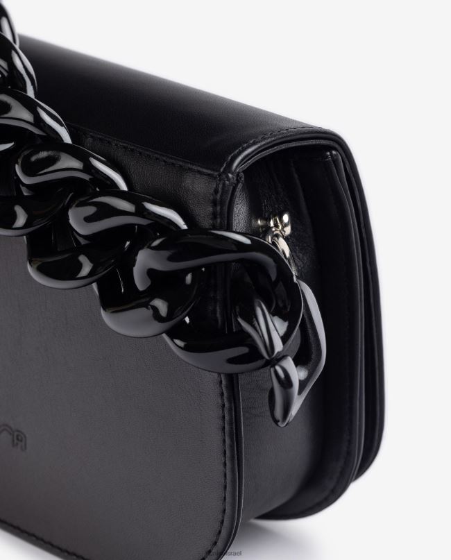 Unisa תיק יד עם שרשרת שָׁחוֹר נשים V2BP21219