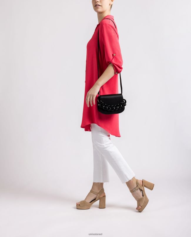 Unisa תיק יד עם שרשרת שָׁחוֹר נשים V2BP21219