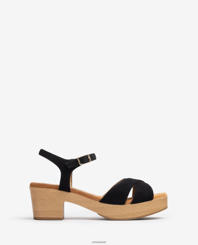 Unisa סנדל רצועה צולבת שָׁחוֹר נשים V2BP2122