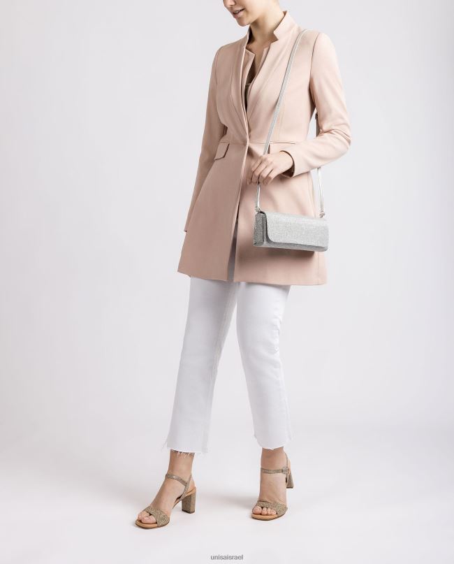 Unisa תיק יד קטן כסף נשים V2BP21225