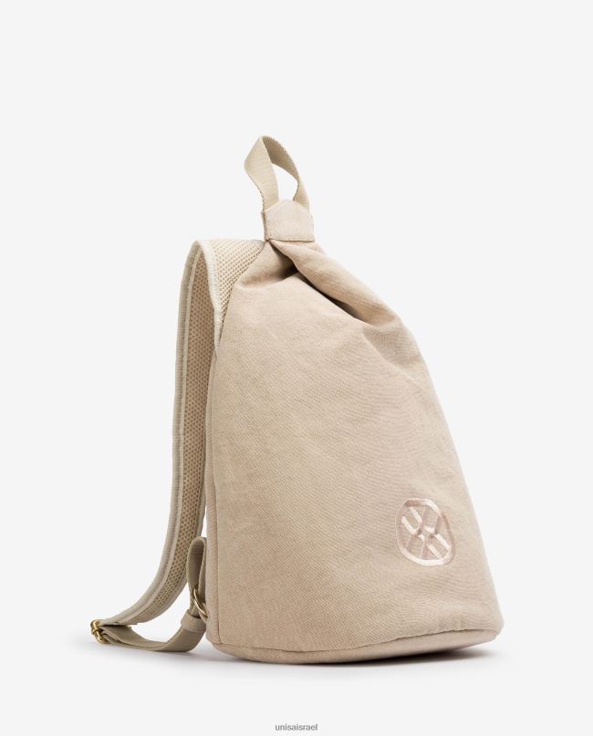 Unisa תיק גב מבד אקולינו חום נשים V2BP21227