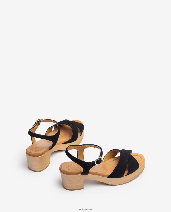 Unisa סנדל רצועה צולבת שָׁחוֹר נשים V2BP2122