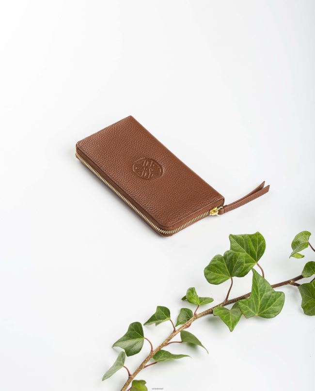 Unisa מונוגרמה של ארנק דק חום נשים V2BP21232