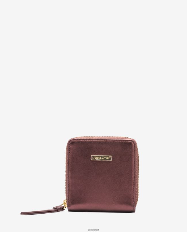 Unisa ארנק עור עם רוכסן אָדוֹם נשים V2BP21235