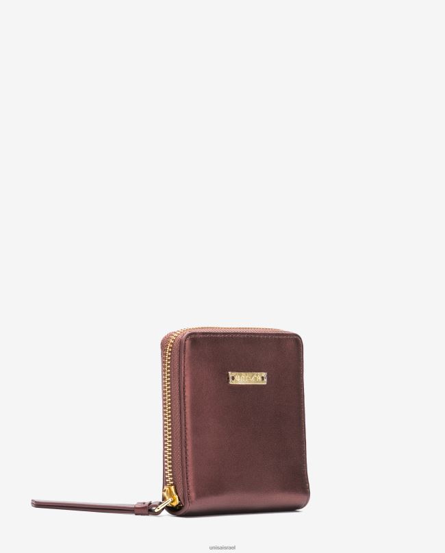 Unisa ארנק עור עם רוכסן אָדוֹם נשים V2BP21235