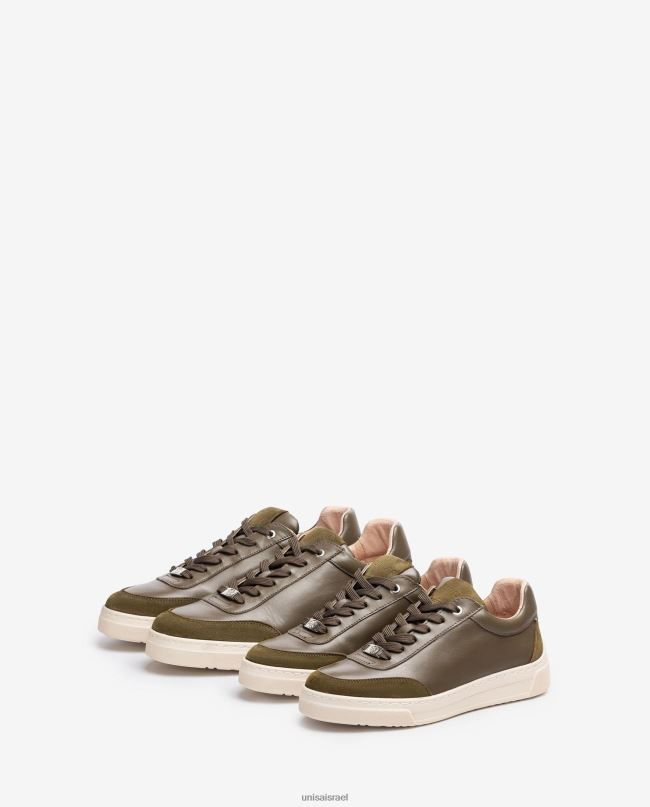 Unisa נעלי ספורט עם בוהן ועקב מנוגדים ירוק נשים V2BP21244