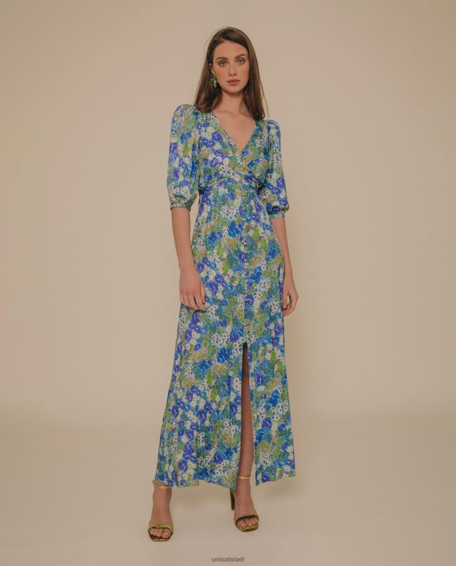 Unisa שמלת מידי זורמת כְּחוֹל נשים V2BP21248