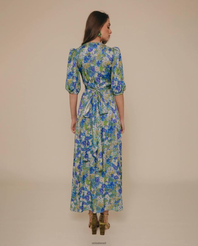 Unisa שמלת מידי זורמת כְּחוֹל נשים V2BP21248