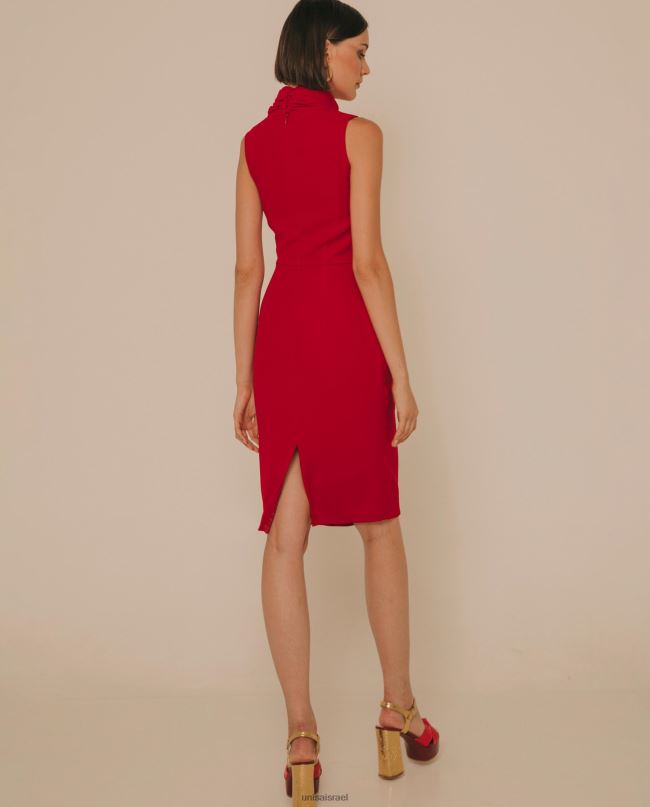 Unisa שמלה עם פתח מאחור אופנה נשים V2BP21256