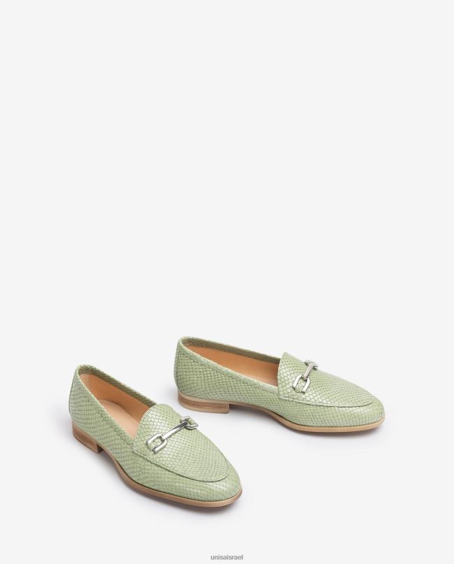 Unisa לופר מעור מובלט ירוק נשים V2BP21278