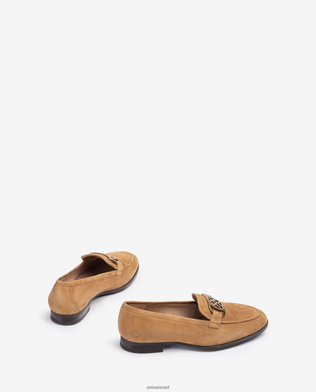 Unisa נעלי בית עם עיטור חום נשים V2BP21282