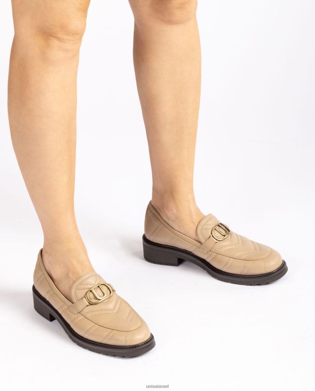 Unisa לופר אפקט קווילט בז' נשים V2BP21284