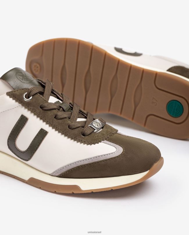 Unisa נעל ספורט סופר רכה מנוגדת לבן נשים V2BP21294