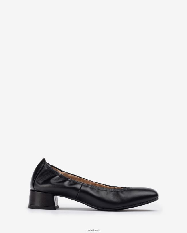 Unisa נעל עם עיטור מכווץ שָׁחוֹר נשים V2BP21297