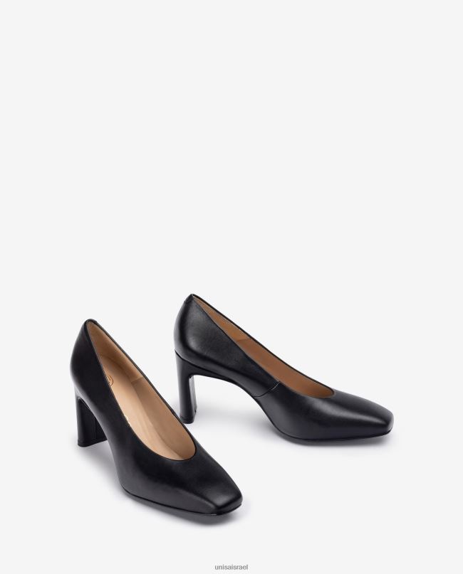 Unisa משאבה עם קו עליון סגור שָׁחוֹר נשים V2BP21307