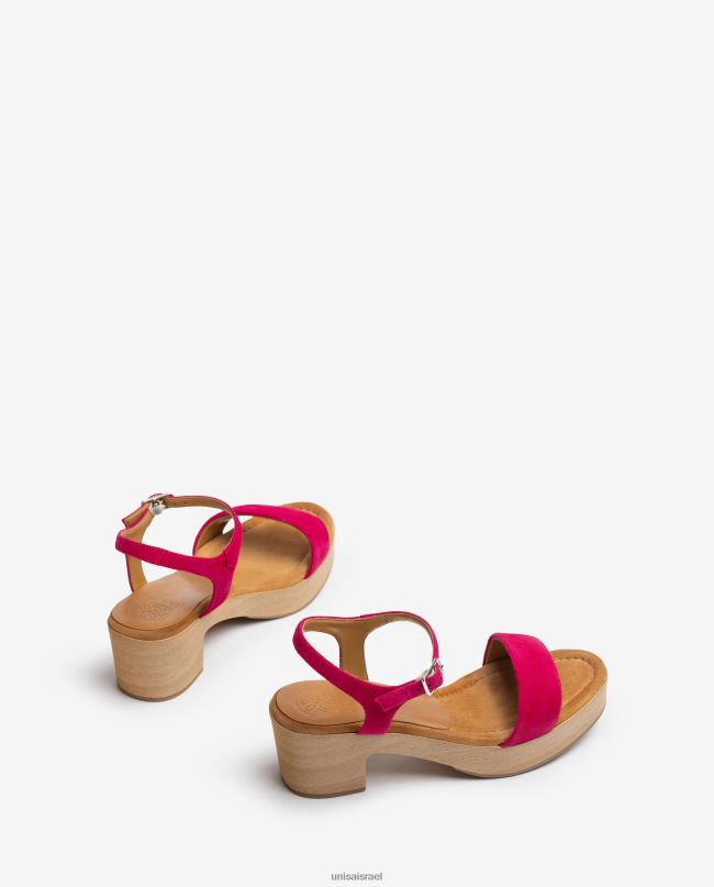 Unisa סנדל עקב בלוק נמוך וָרוֹד נשים V2BP2130