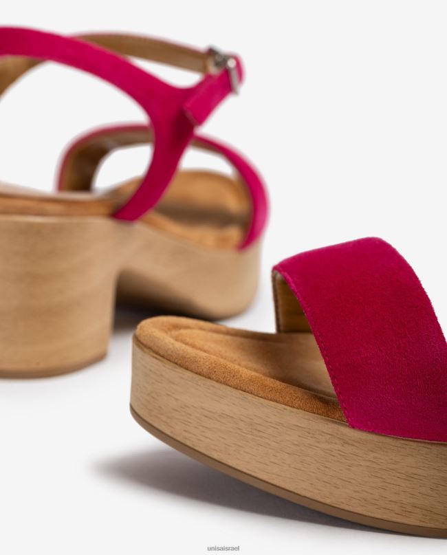 Unisa סנדל עקב בלוק נמוך וָרוֹד נשים V2BP2130