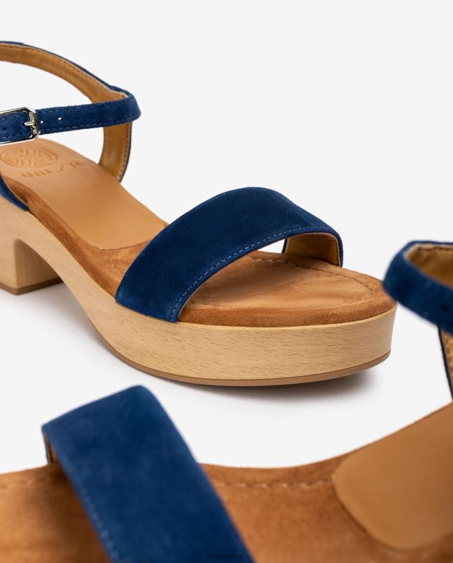 Unisa סנדל עקב בלוק נמוך כְּחוֹל נשים V2BP2131