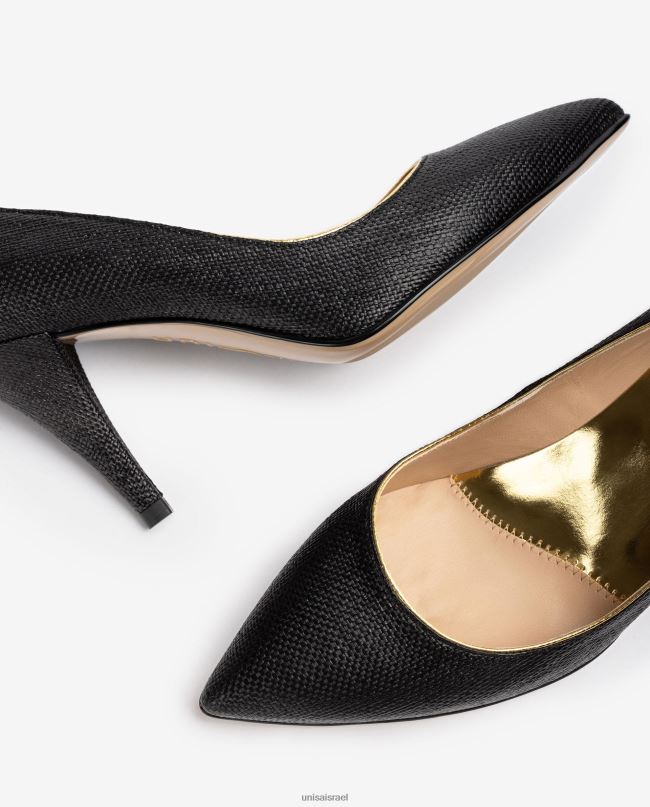 Unisa משאבה תוצרת רפיה שָׁחוֹר נשים V2BP21323