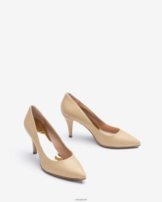 Unisa משאבה תוצרת רפיה חום נשים V2BP21326