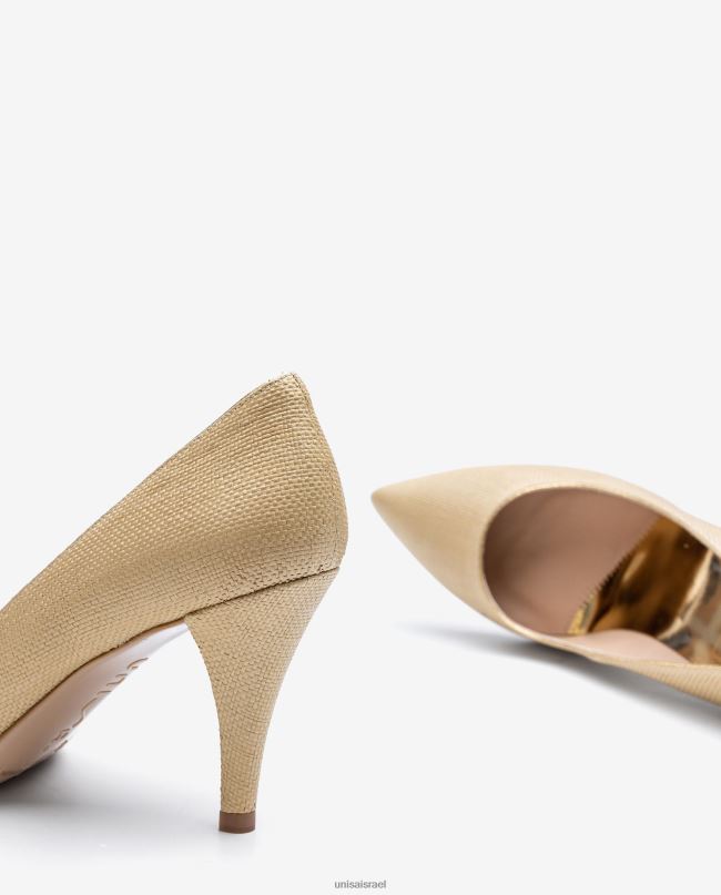 Unisa משאבה תוצרת רפיה חום נשים V2BP21326