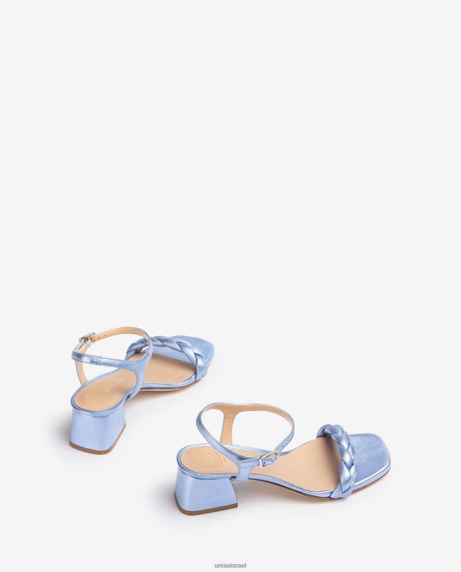 Unisa סנדל עם רצועה קלועה כְּחוֹל נשים V2BP2142