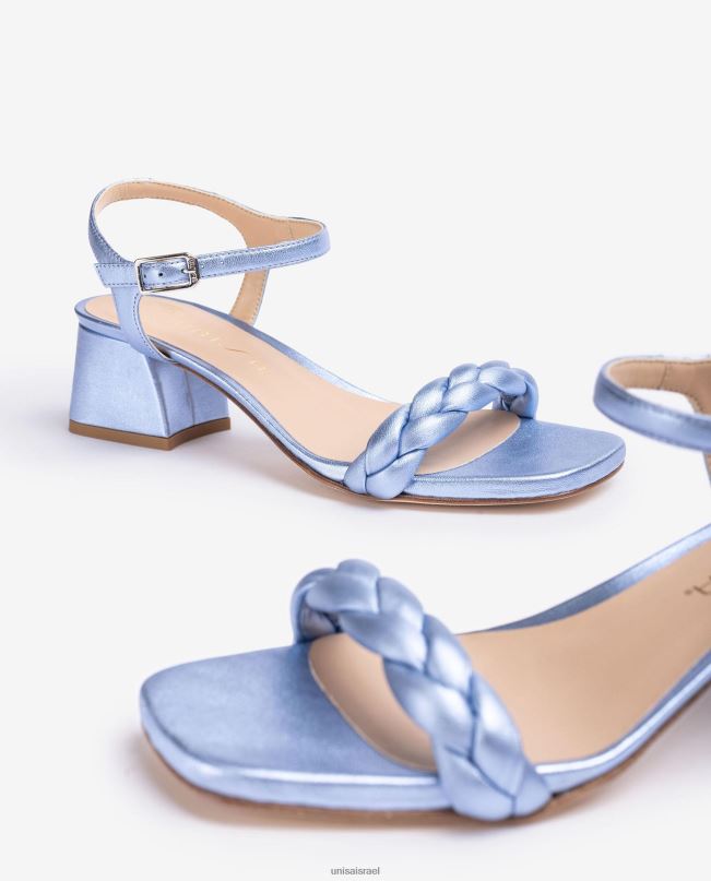 Unisa סנדל עם רצועה קלועה כְּחוֹל נשים V2BP2142