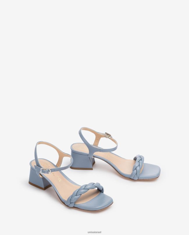 Unisa סנדל עם רצועה קלועה כְּחוֹל נשים V2BP2147