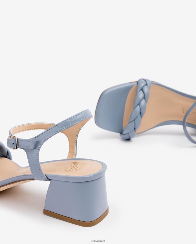 Unisa סנדל עם רצועה קלועה כְּחוֹל נשים V2BP2147